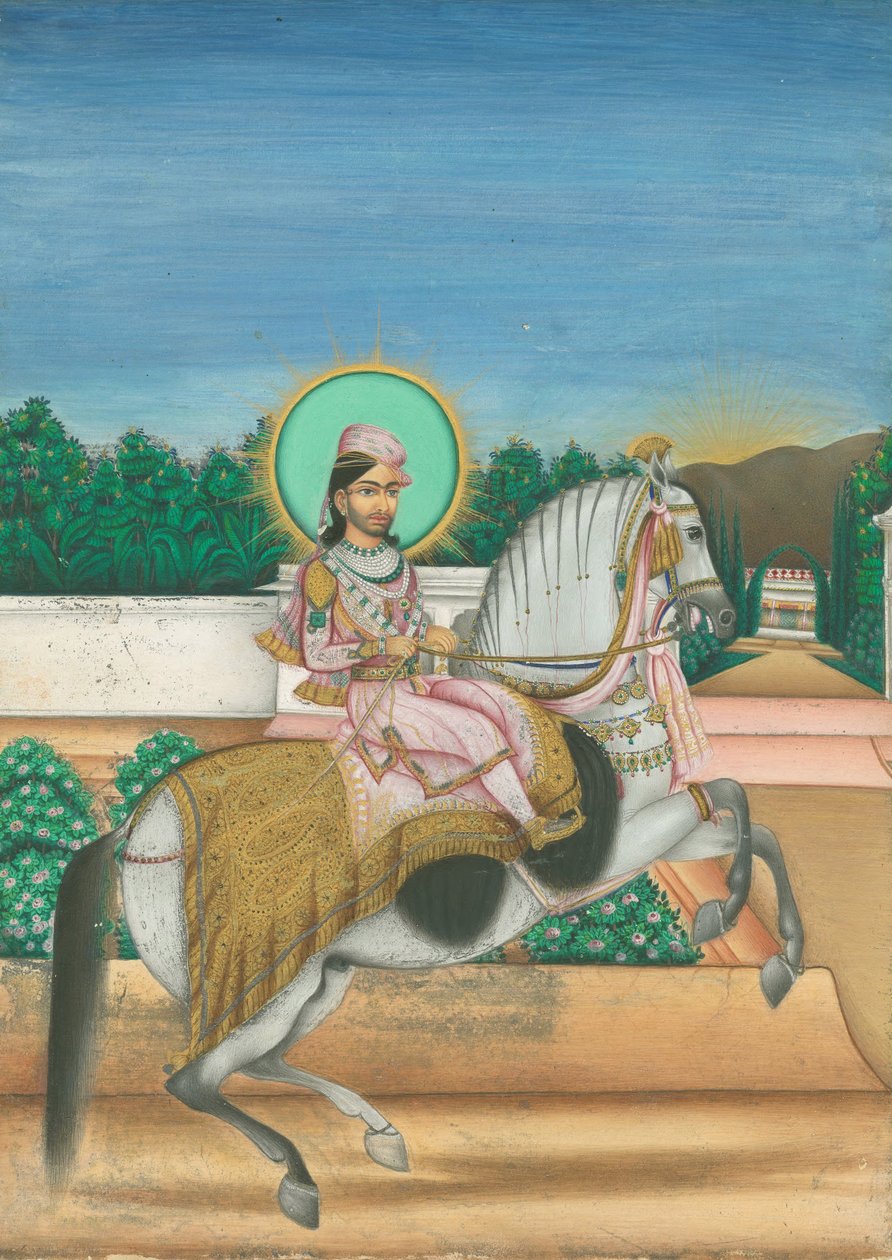 Sheodan Singh, Maharaja of Alwar, 1820 tekijältä Indian Art