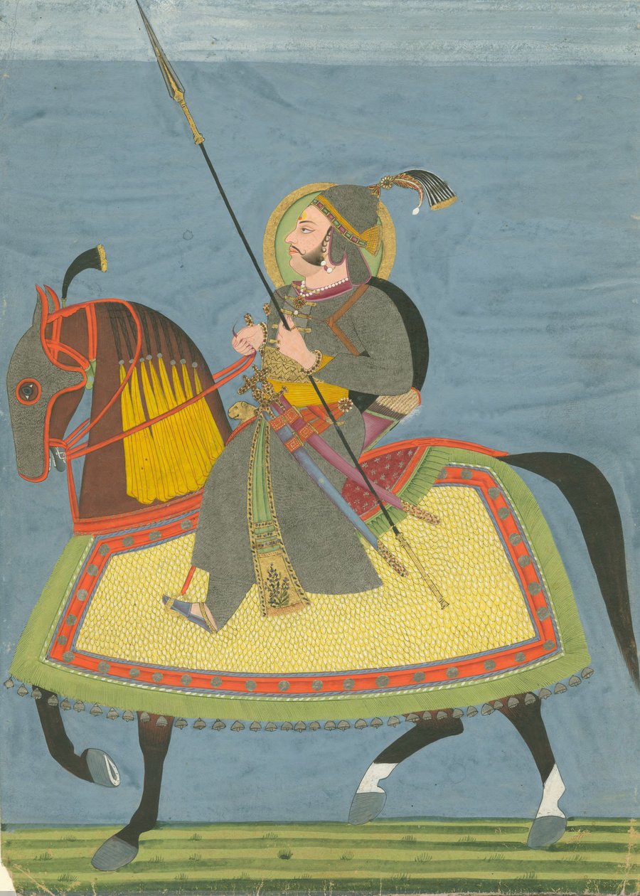 Shri Bakht Singh 1706-1752, Jodhpurin Maharaja tekijältä Indian Art