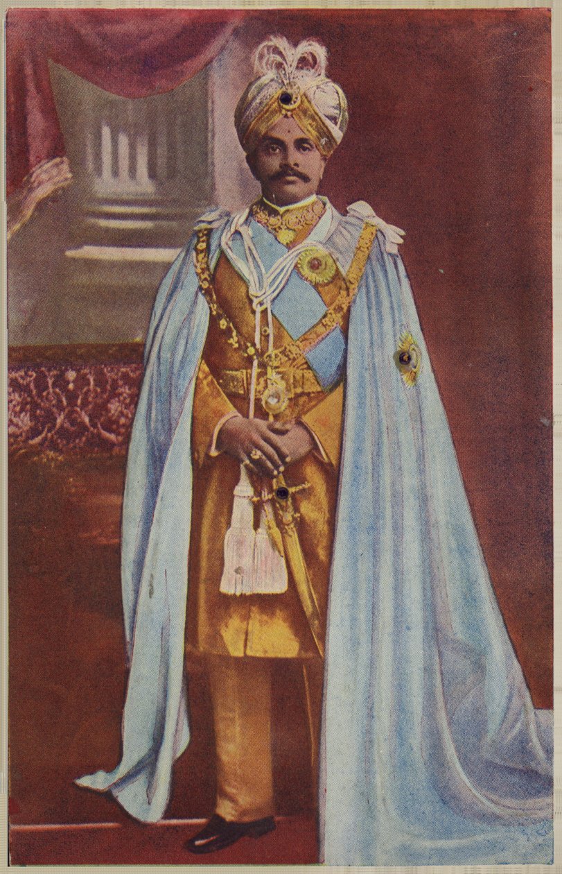 Sree Krishna Wadiyar Bahadur (värillinen kuva) tekijältä Indian photographer