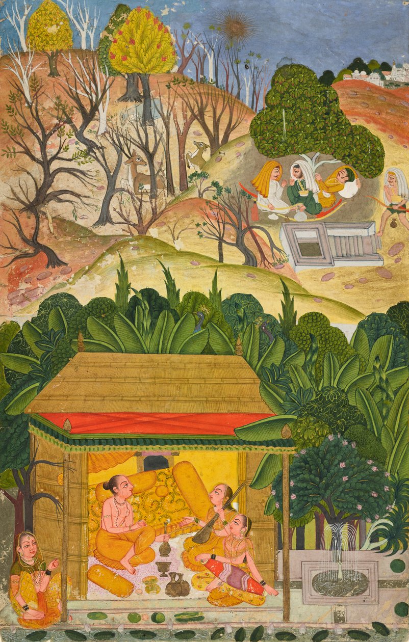Kesäkuukausi, folio Baramasasta, n. 1750 tekijältä Indian School