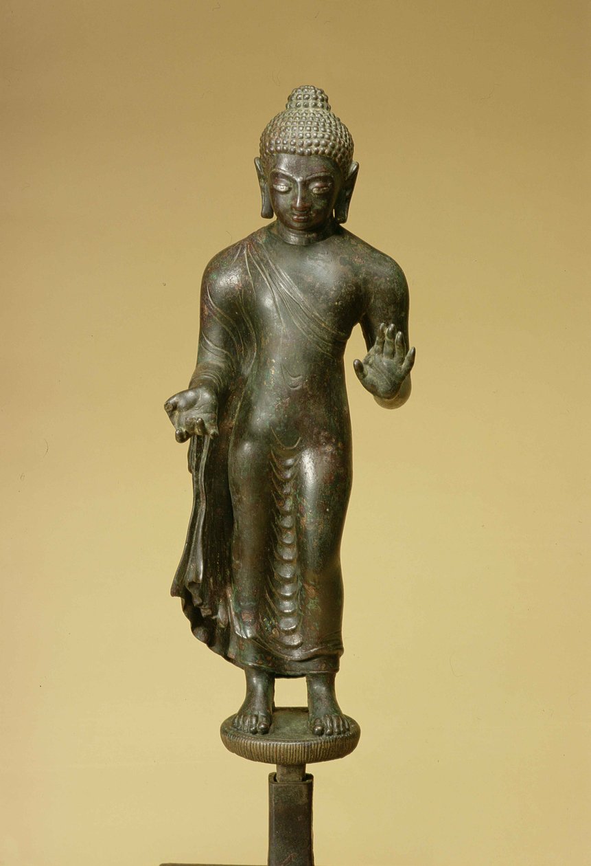 Buddha, Gupta, Fopnar (pronssina) tekijältä Indian School
