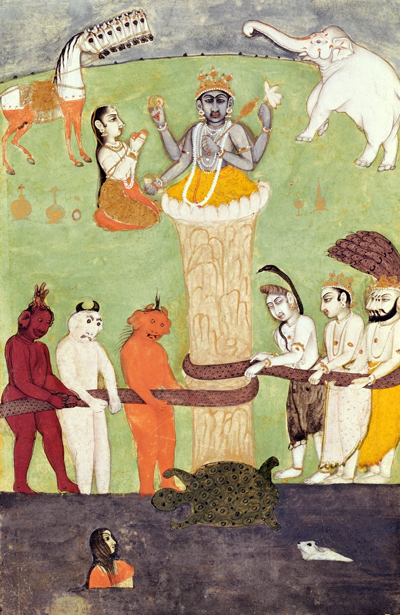 Maitomeren kuohuminen, 1400-1600 luvut tekijältä Indian School