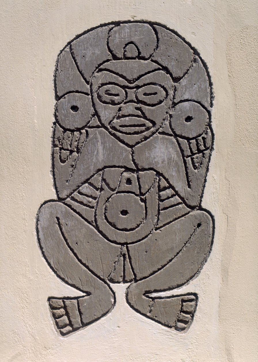 Kopio taino-intialaisesta kuviosta tekijältä Indian School