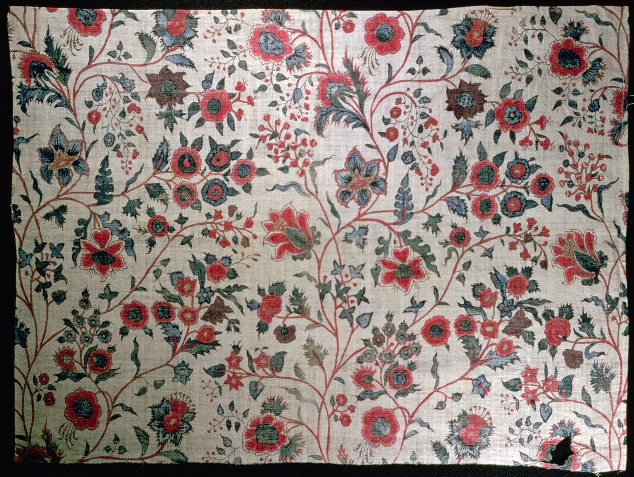 Koristetekstiili, 1725-50 tekijältä Indian School