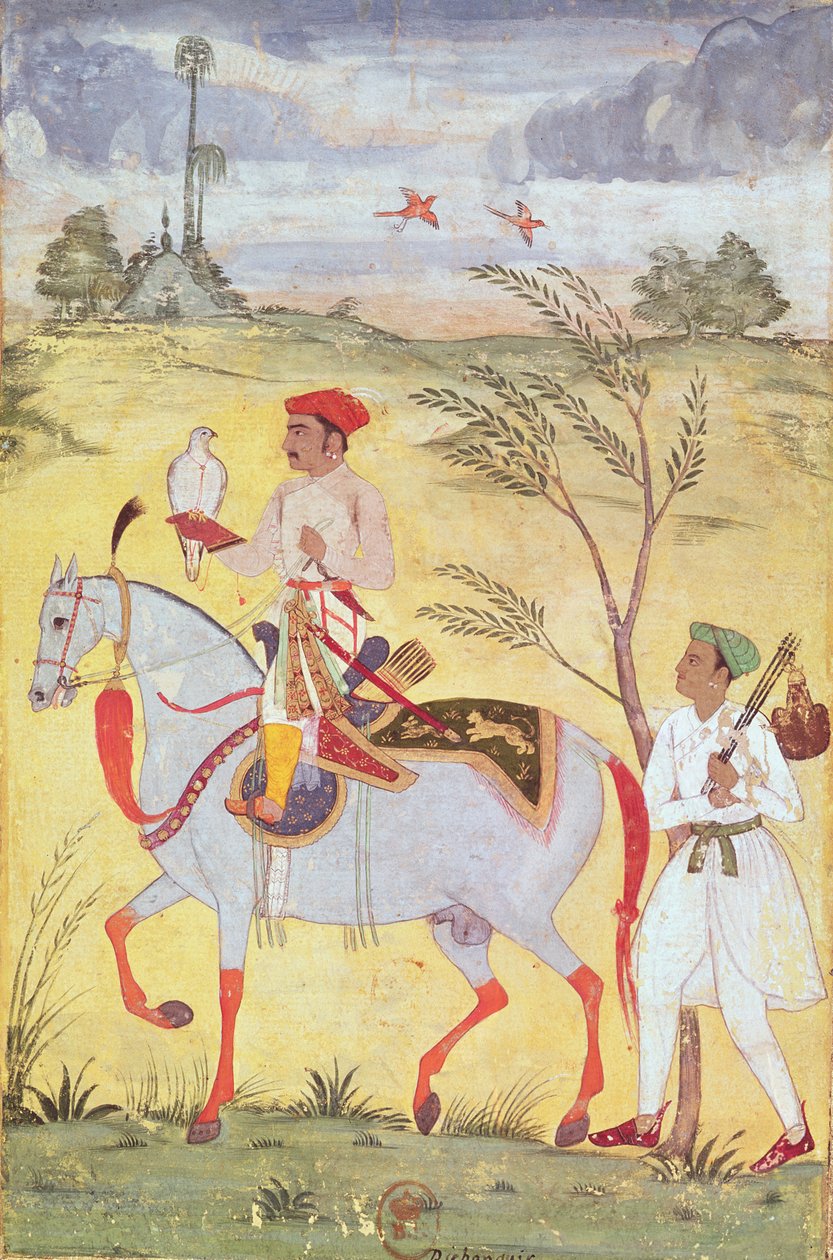 Keisari Jahangir (1569-1627) tekijältä Indian School
