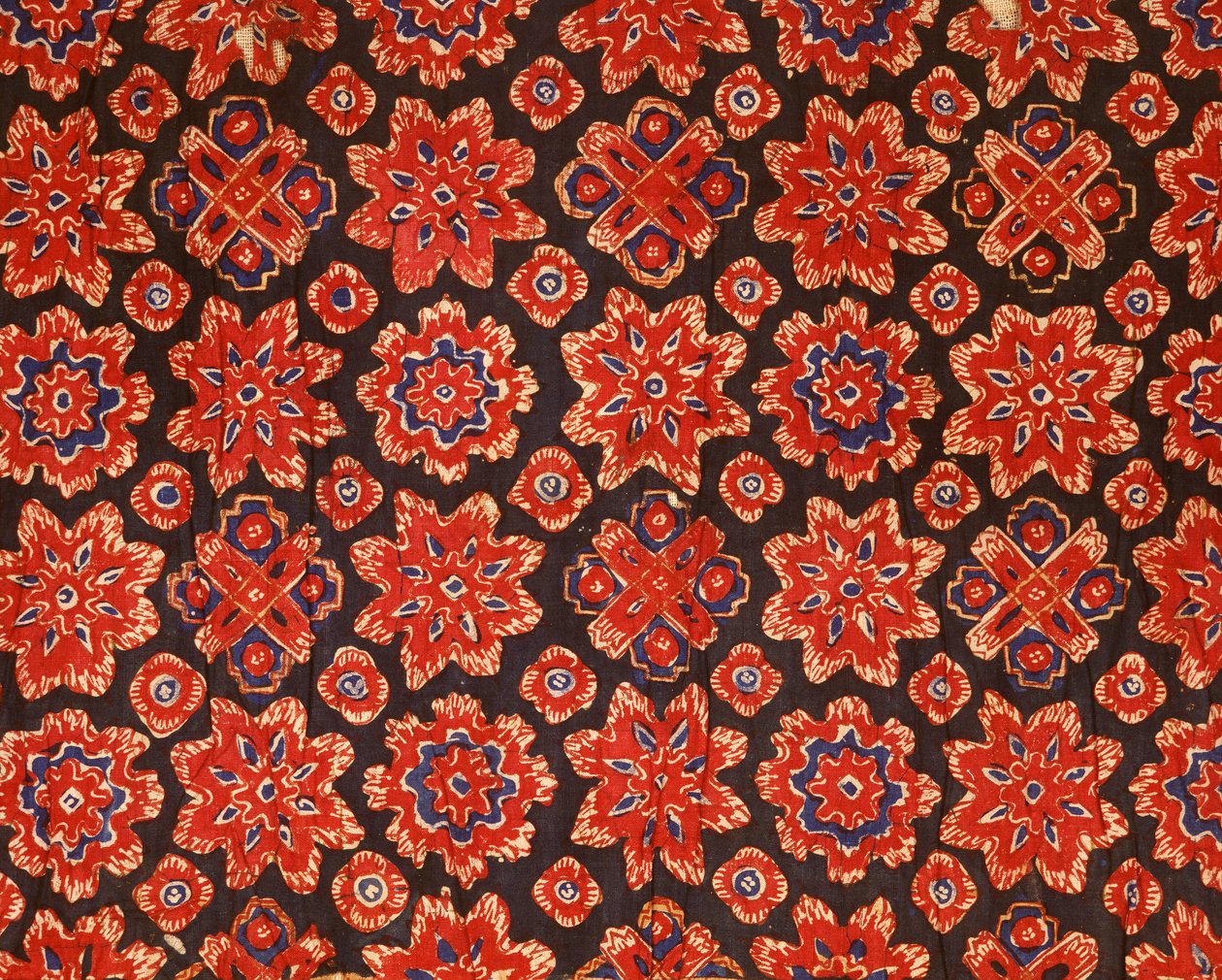 Kangas vanhalla thaimaalaisella designilla (painettu puuvilla) tekijältä Indian School