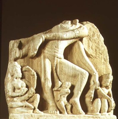 Natesan, Chittorgarhin, Rajasthanin, Pratihara-dynastian hahmo (hiekkakivi) tekijältä Indian School