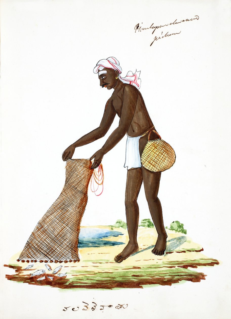 Kalastaja (wc paperilla) tekijältä Indian School
