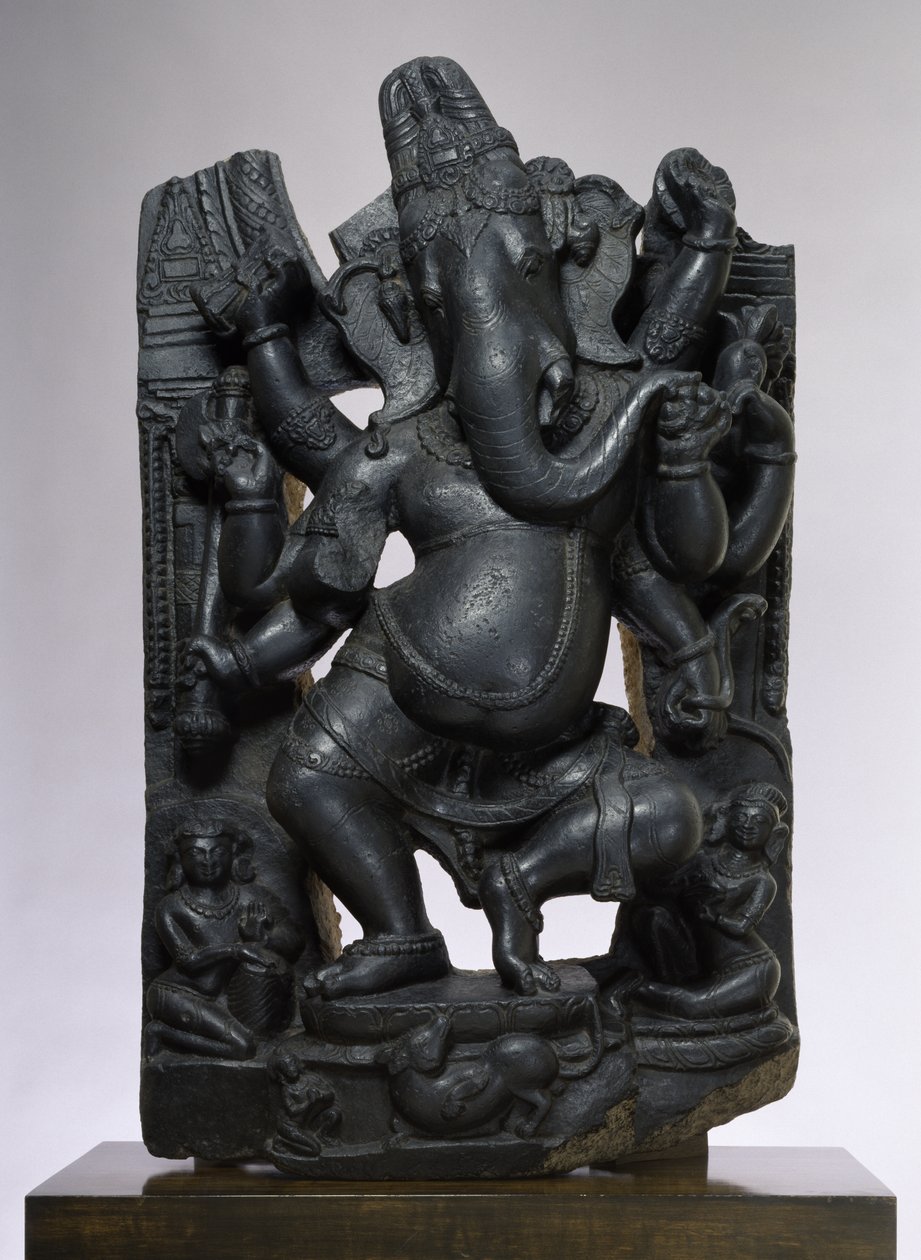 Ganesha (muskoviittibiotiittiliuske) tekijältä Indian School