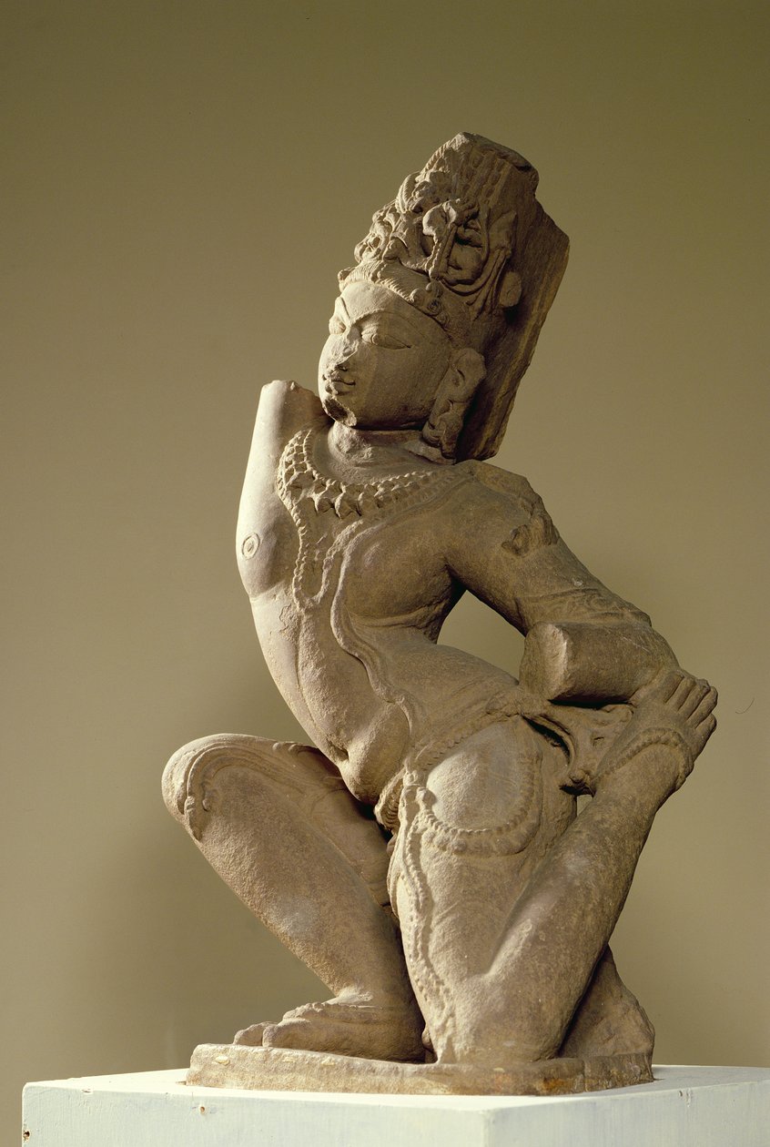 Harihara tanssii alidha-asennossa, Prathara-dynastia tekijältä Indian School