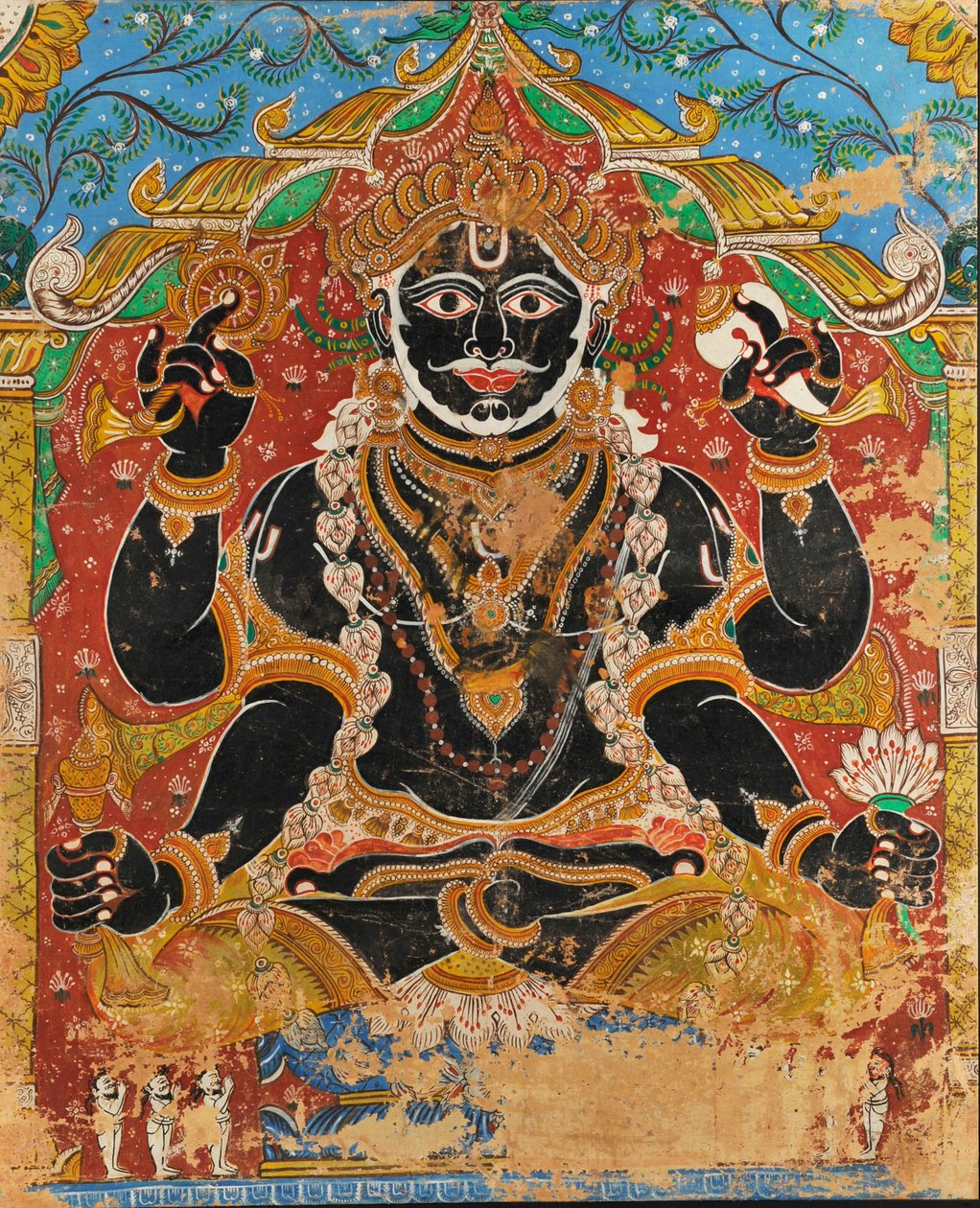 Jagannath (seinämaalaus) tekijältä Indian School