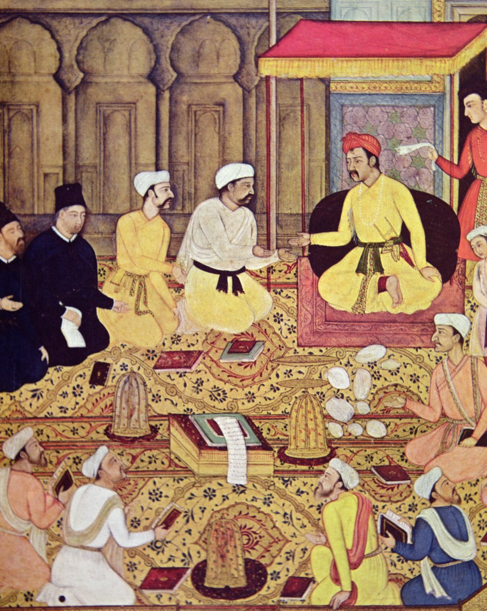 Jesuiitat intialaisen prinssin hovissa (guassi paperilla) tekijältä Indian School