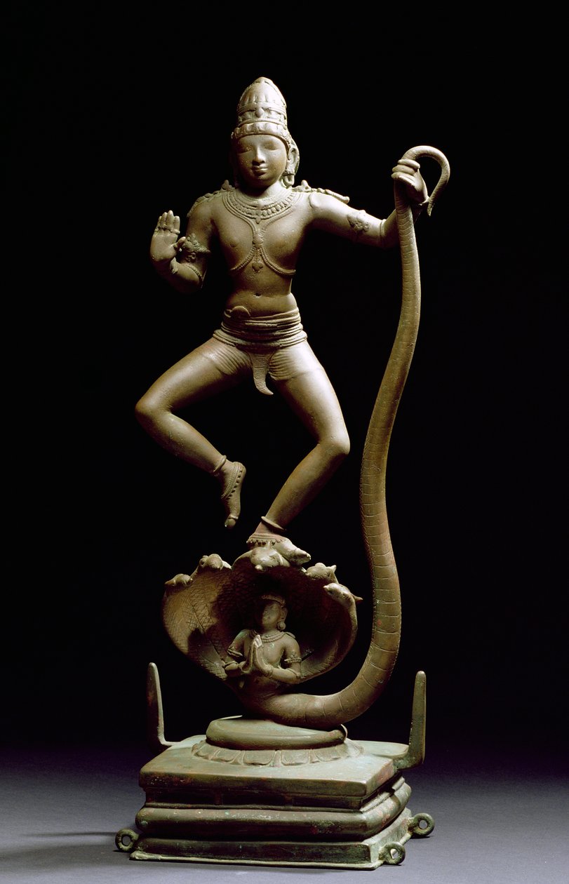 Kaliyakrishna, Chala, Tamil Nadu (pronssi) tekijältä Indian School
