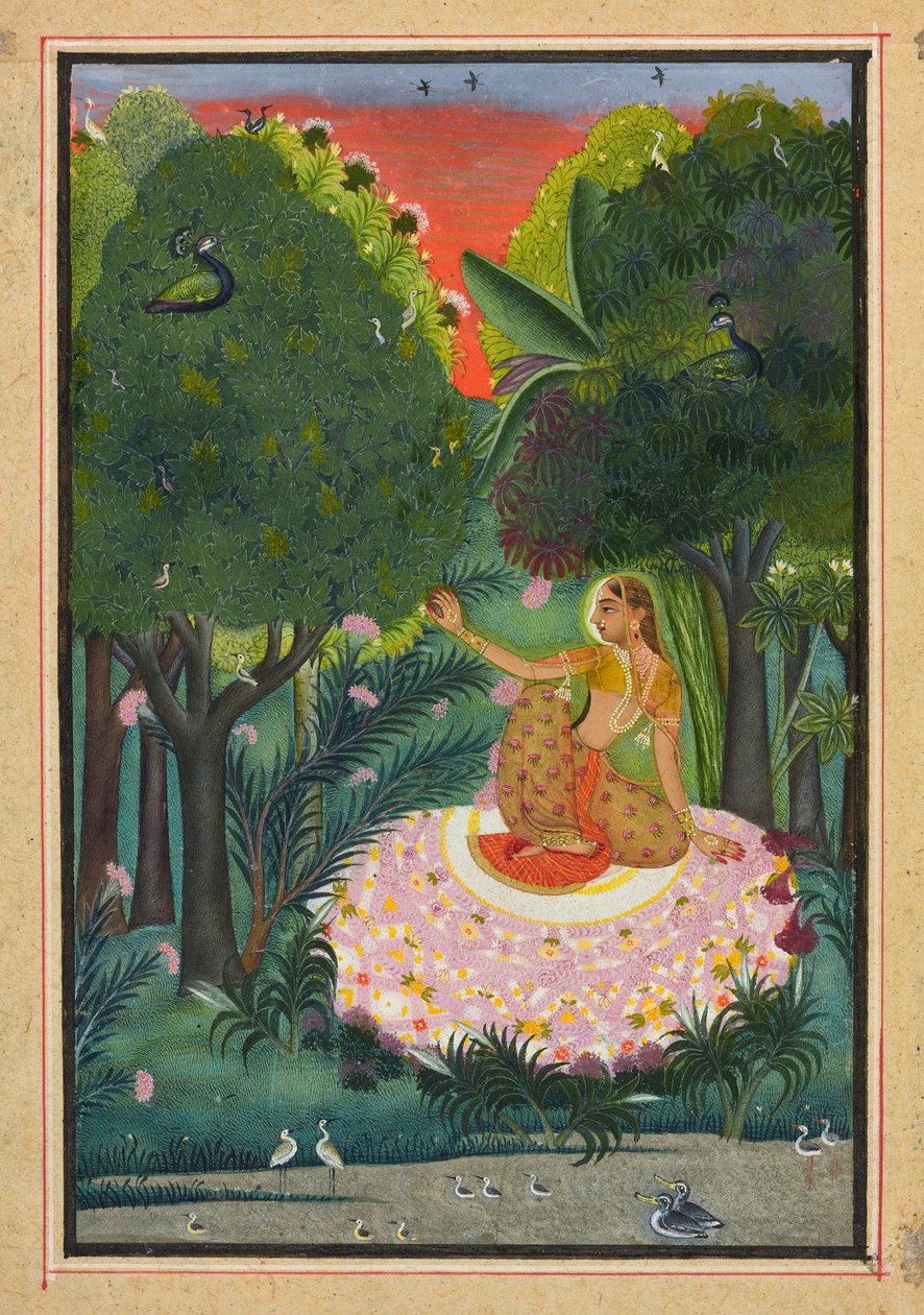 Lipasto Ragini, Folio "Ragmalassa", s.1770-1775 tekijältä Indian School