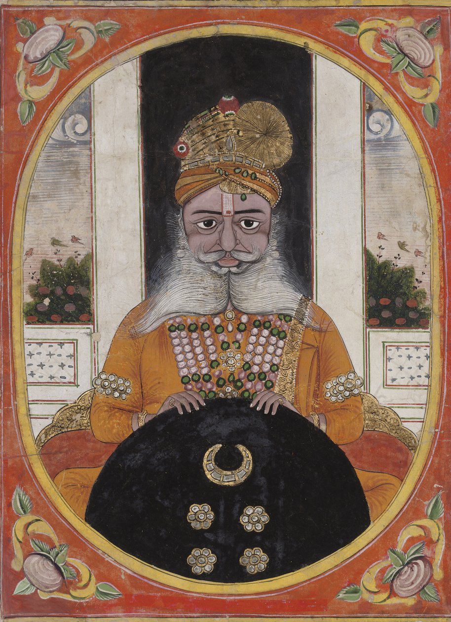 Maharaja Sardar Singh, Bikanerin hallitsija, 1851-71 tekijältä Indian School