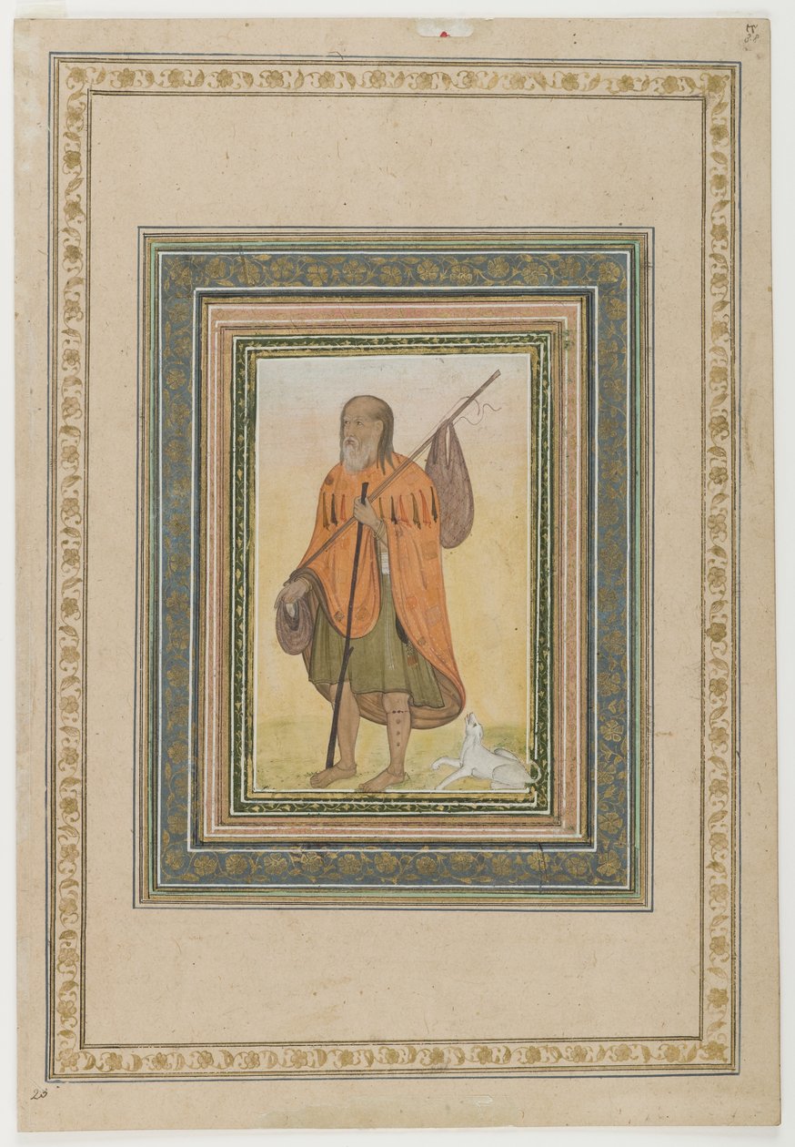 Miniatyyrimaalaus, 1700-1800-luku (maalaus) tekijältä Indian School