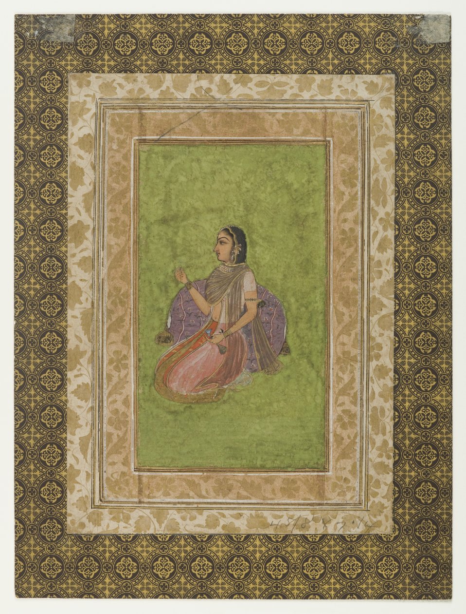 Miniatyyrimaalaus, 1700-1800-luku (maalaus) tekijältä Indian School
