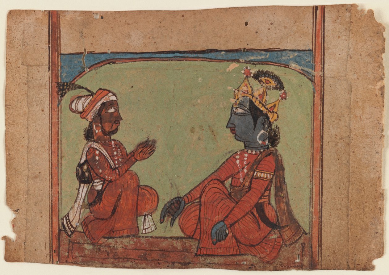 Pienoismaalaus (läpinäkymätön wc paperille) tekijältä Indian School