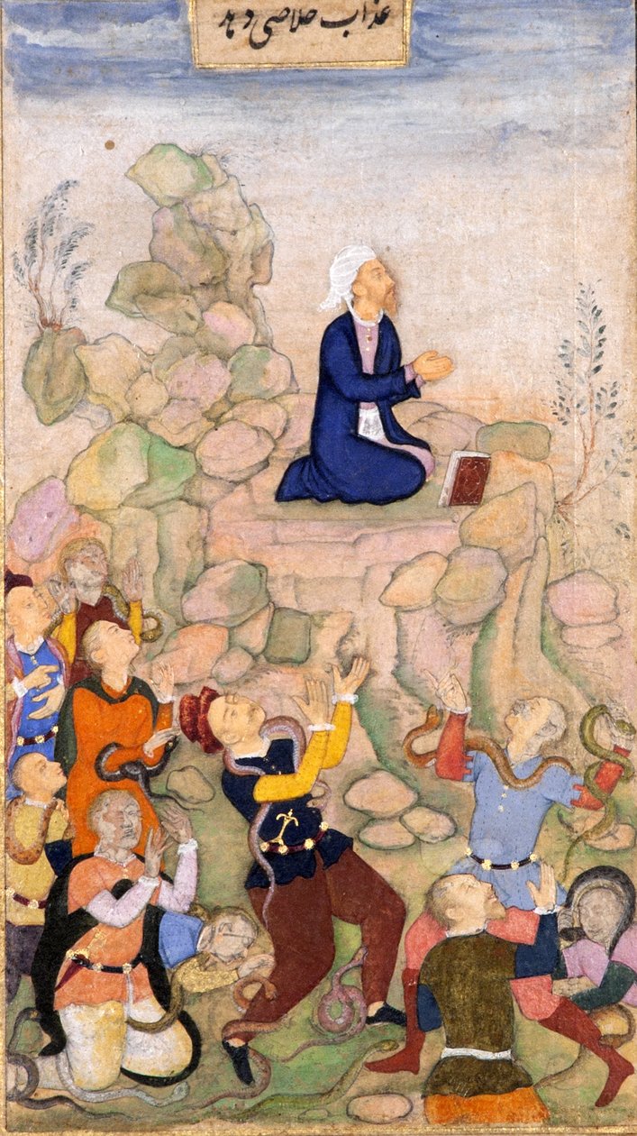 Mooses ja käärmeen rutto, 1602-05 (läpinäkymätön wc paperilla) tekijältä Indian School