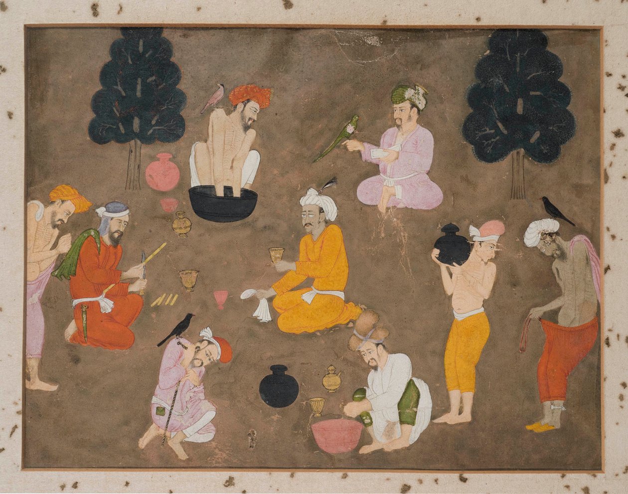 Yhdeksän miestä valmistaa bhangia tekijältä Indian School