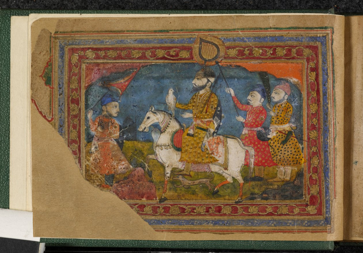 Tai. 11014, f.3, Asa di Var, c.1800 (vellum) tekijältä Indian School