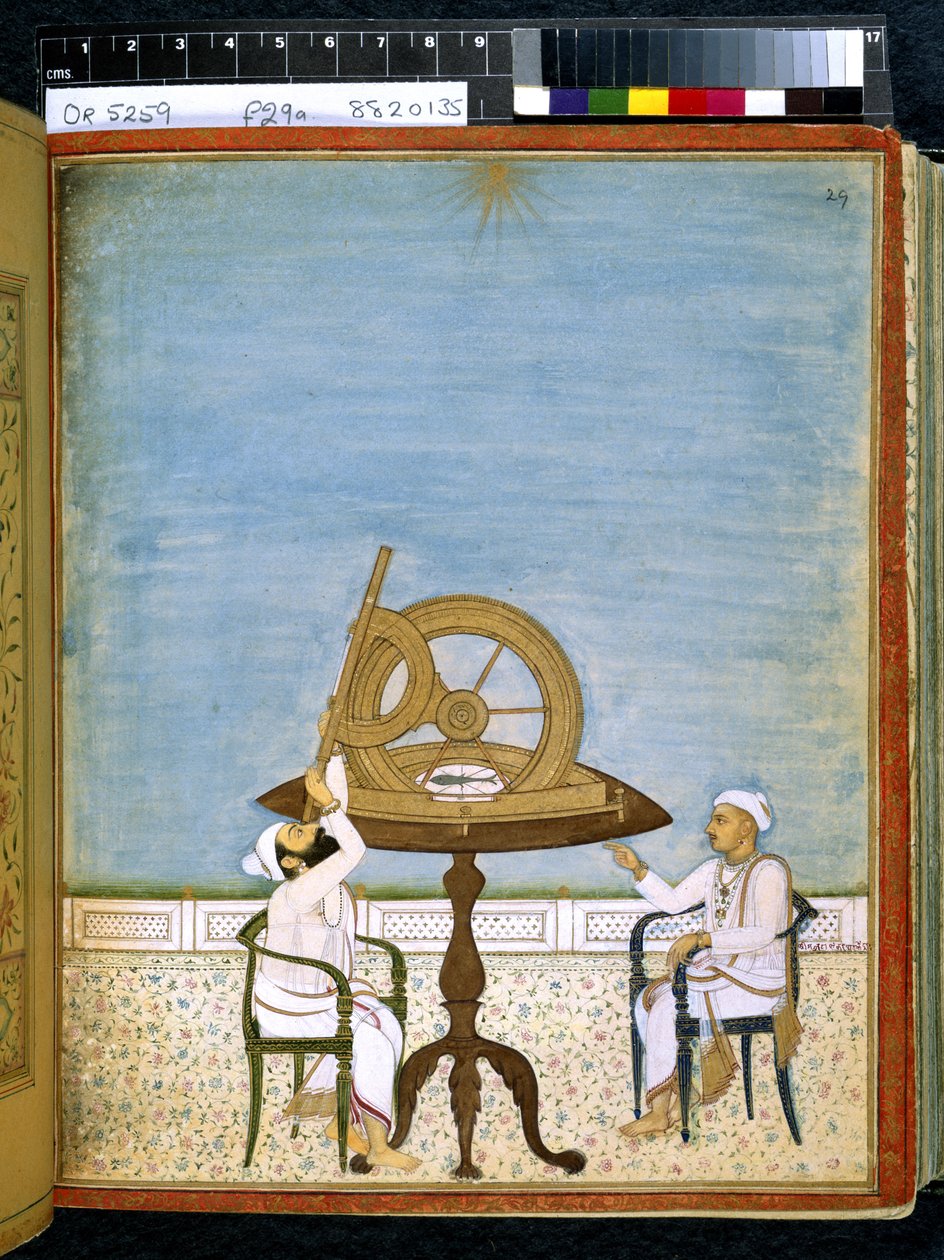 Tai 5259 fol.29 Observing the Stars, 
