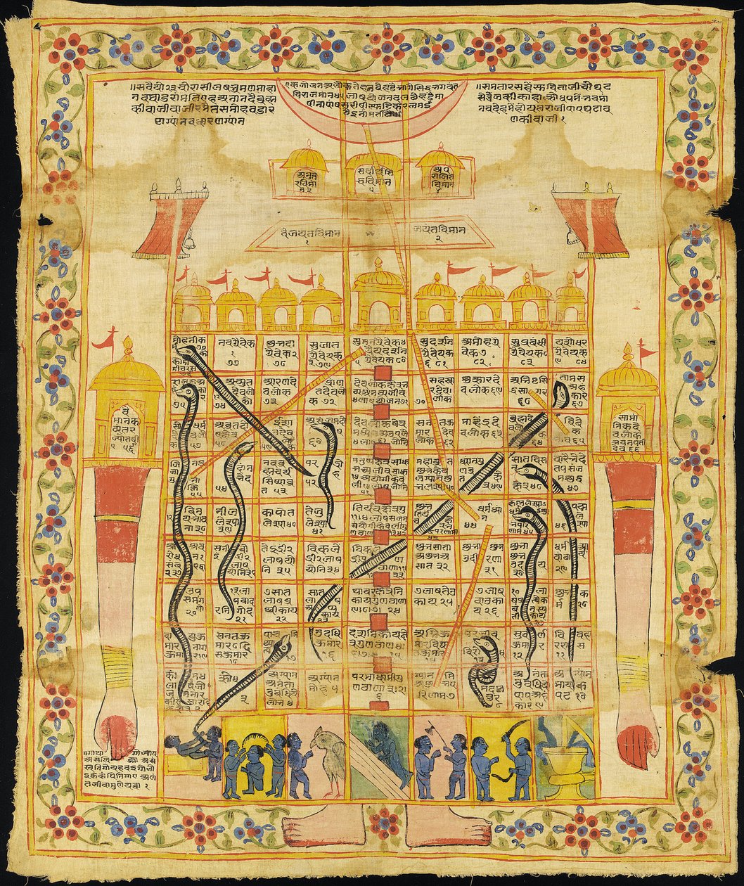 Maalaus Gyan Bazista Rajasthanissa 1700-luvun lopulla tekijältä Indian School