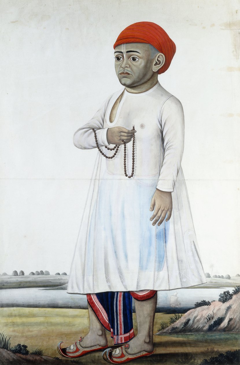 Merkittävän muotokuva, n. 1780-1790 tekijältä Indian School