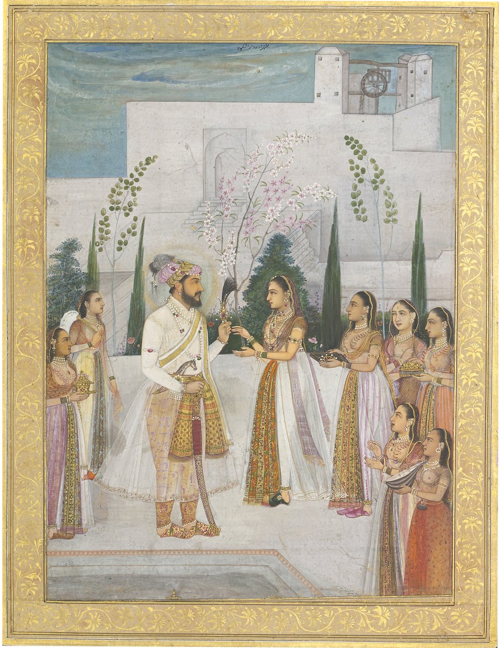 Shah Jahan lahjoittaa jalokivet prinsessalle tekijältä Indian School
