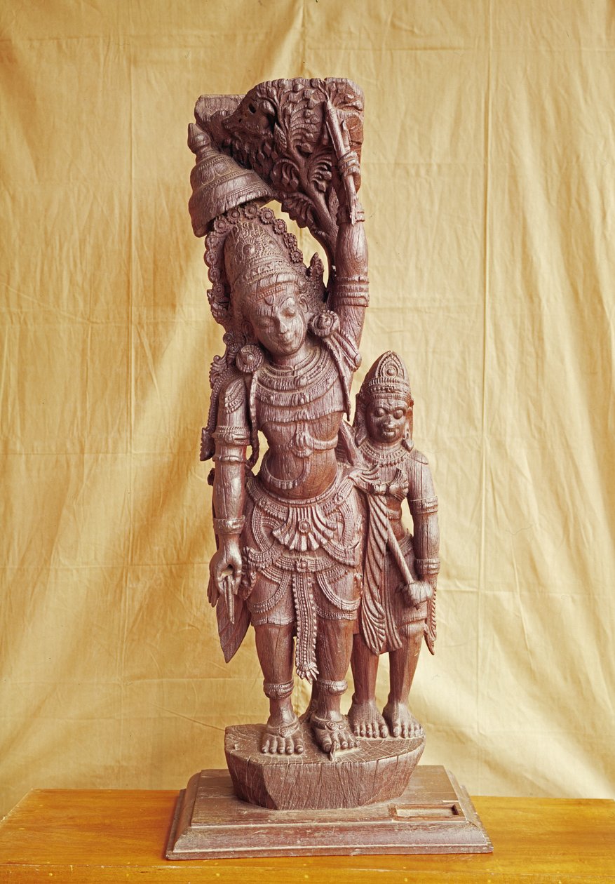 Sri Rama ja Hanuman (puuta) tekijältä Indian School