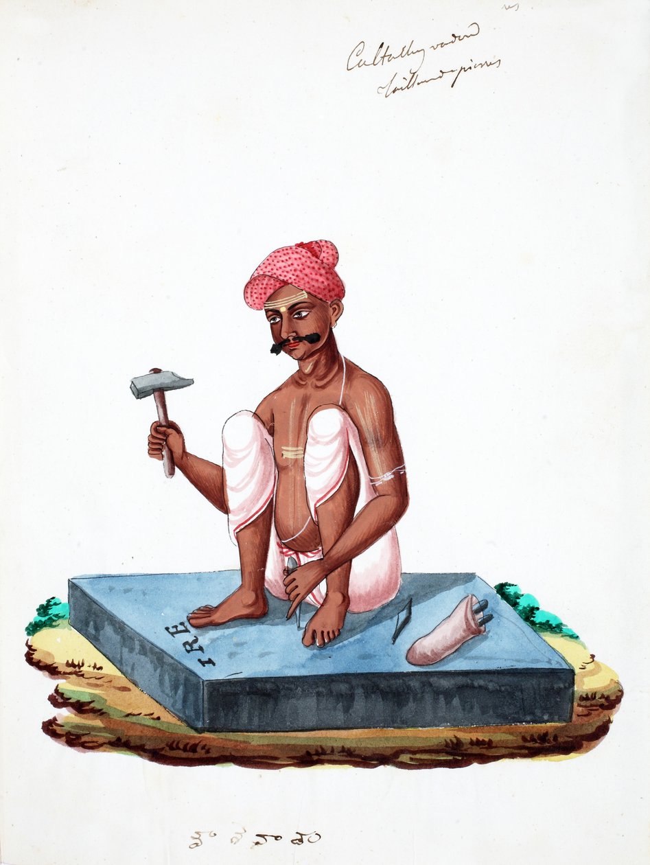 Stonemason (wc paperilla) tekijältä Indian School