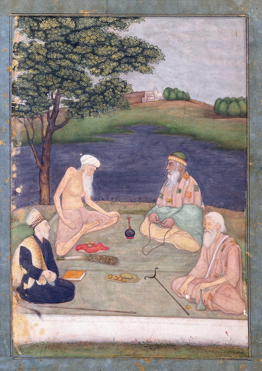 Sufit vierailemassa pirillään, n. 1650 tekijältä Indian School