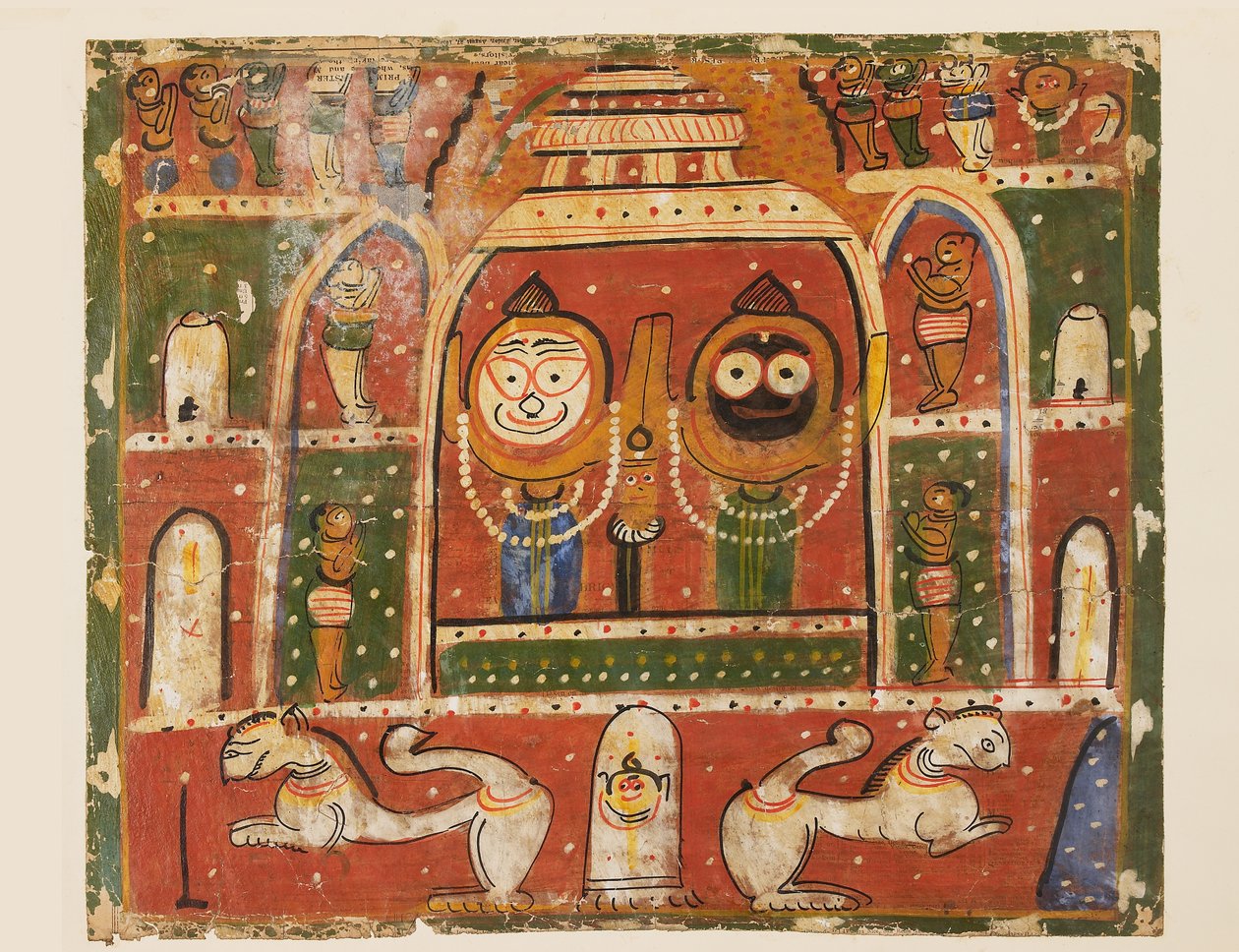 Jagannatha Trio Purin pyhäkössä tekijältä Indian School