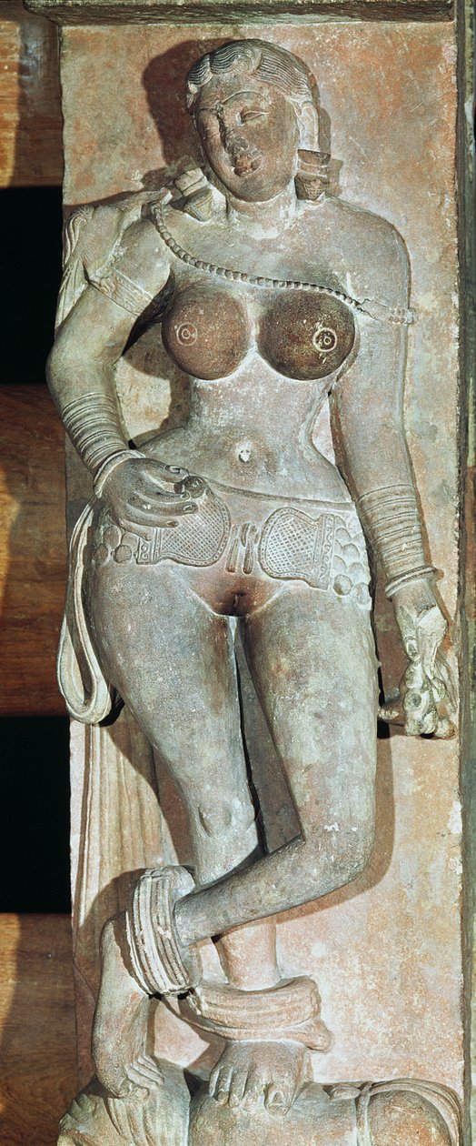 Yakshini, buddhalaisesta portista. Mathura, Uttar Pradesh, Kushana-kausi (30-241 jKr) tekijältä Indian School