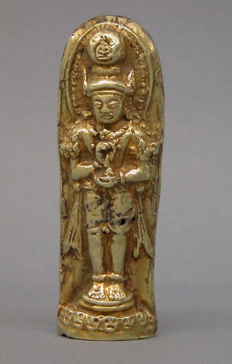 Bhairavan veistos, n. 1300 (kulta) tekijältä Indonesian School