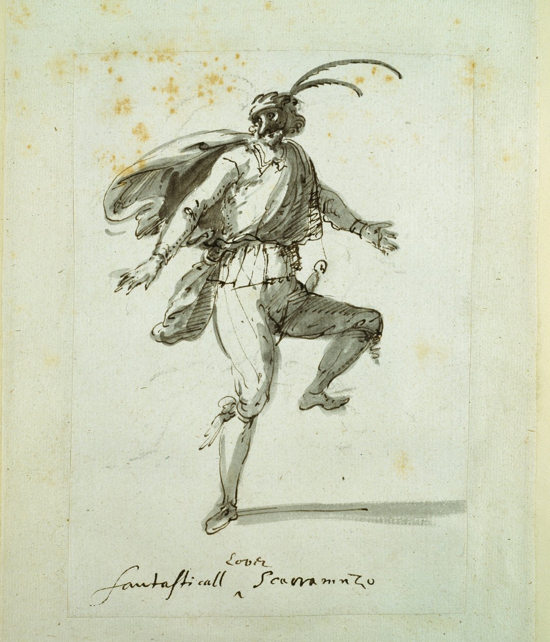 Fantastinen häpeällinen rakastaja (kynä ja muste paperille) tekijältä Inigo Jones