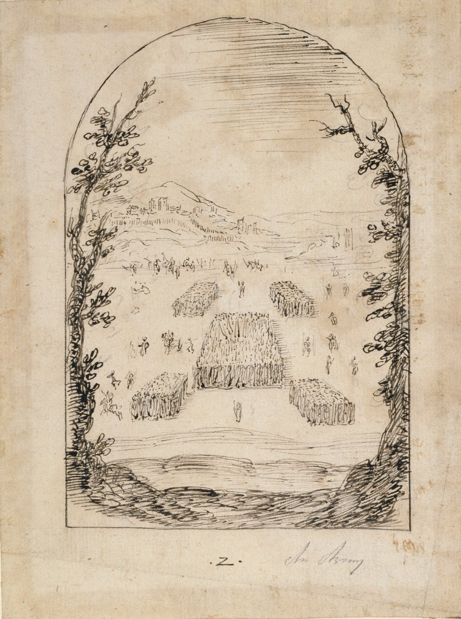 Armeija (kynä ja muste paperille) tekijältä Inigo Jones