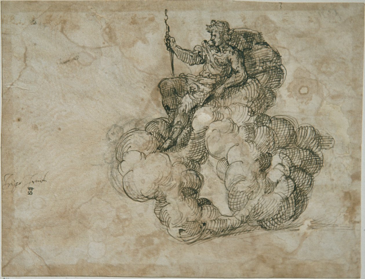 Apollo (kynä ja muste paperille) tekijältä Inigo Jones