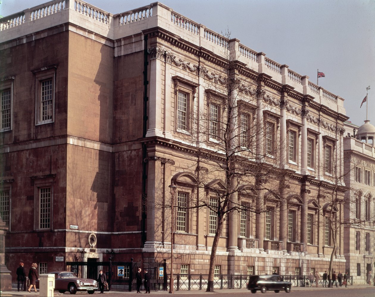 Juhlatalo, Whitehall, rakennettu vuonna 1622 (katso myös 122651) tekijältä Inigo Jones