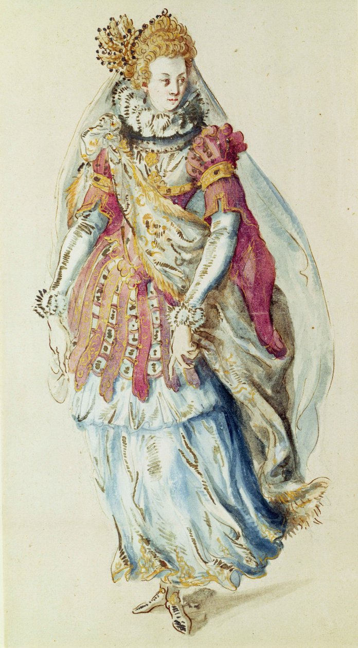 Lady Masquerin pukusuunnittelu tekijältä Inigo Jones