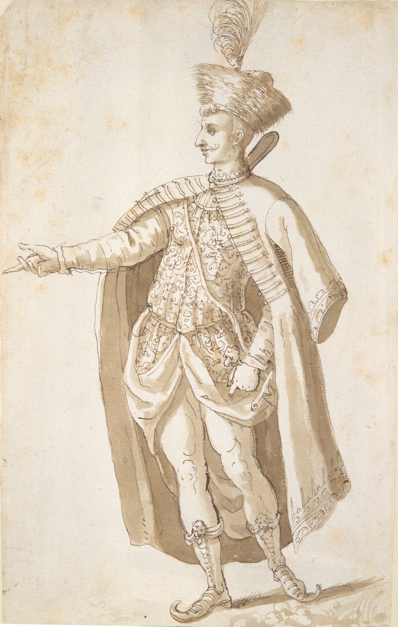 Polish Knight (kynä ja muste paperille) tekijältä Inigo Jones