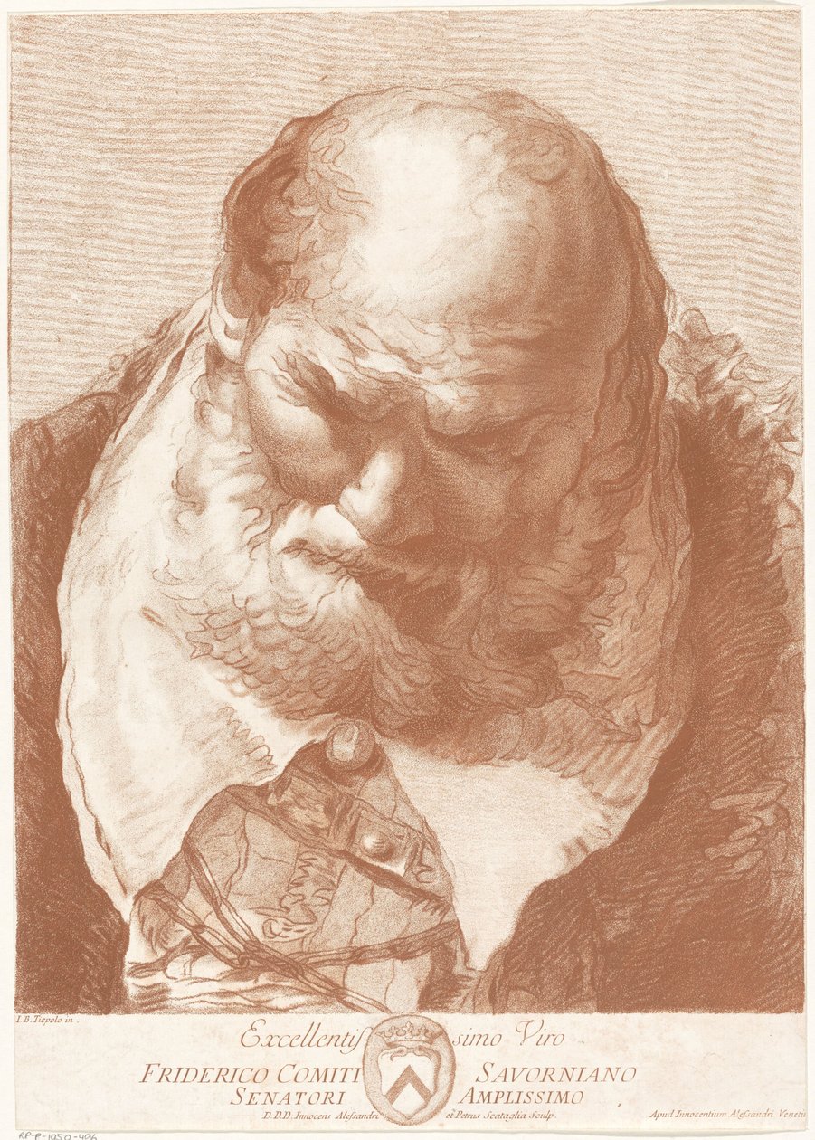 Portret van Fridericus kreivi Savorniano tekijältä Innocente Alessandri