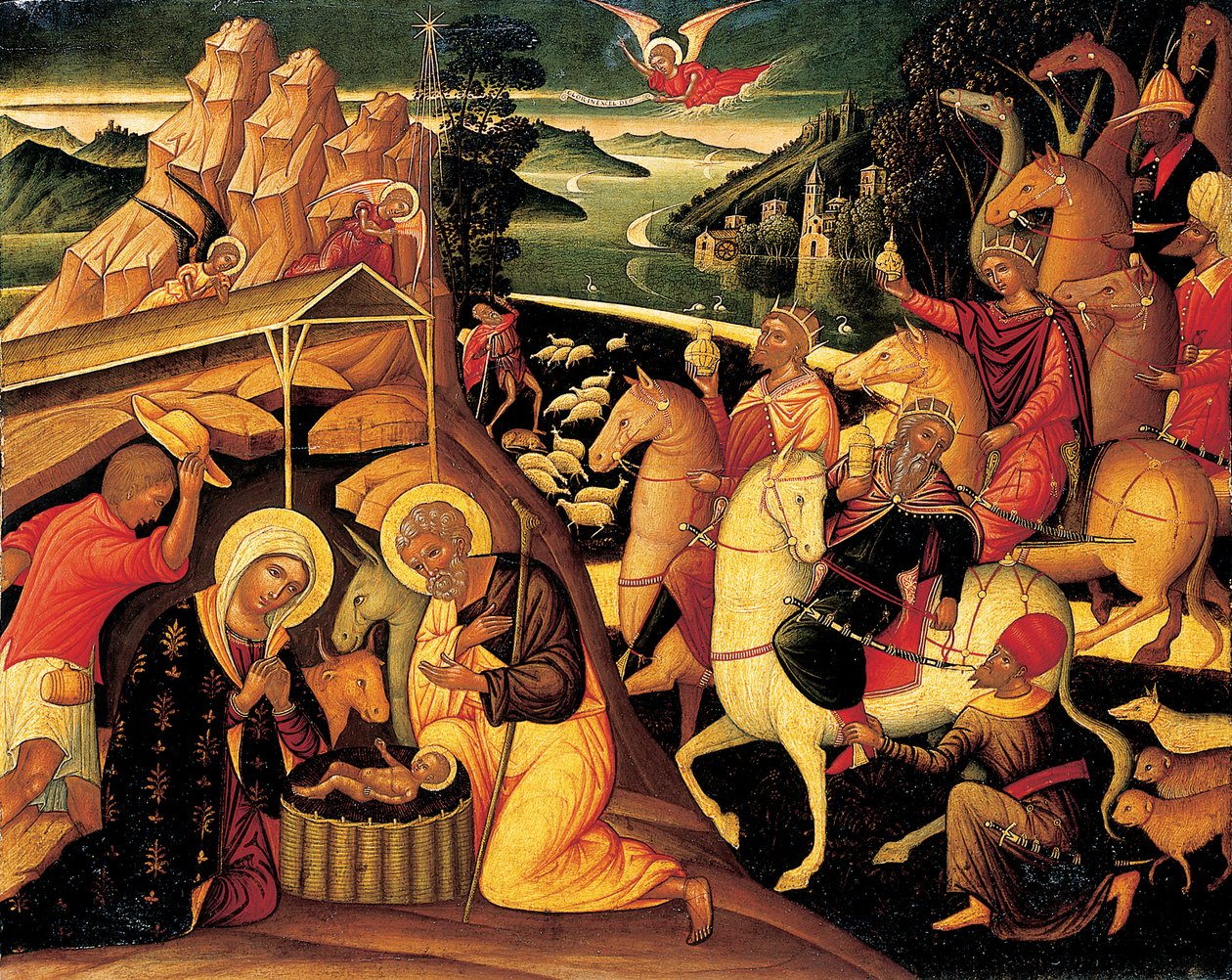 Maagien palvonta, 1500-25 tekijältä Ioannis Permeniates