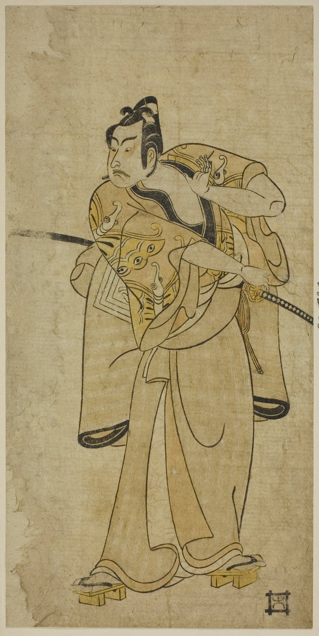Näyttelijä Ichikawa Yaozo II tekijältä Ippitsusai Bunchō