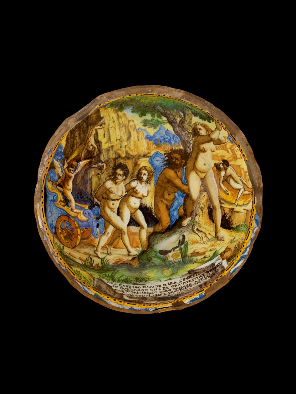 Kulho rakkauden tuomiolla, c1660-1670 tekijältä Ippolito Rombaldoni