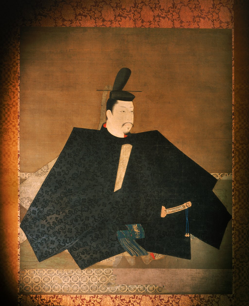 Shogun Minamoto Yoritomon muotokuva buddhalaisessa temppelissä, 2005 (kuva). tekijältä Ira Block