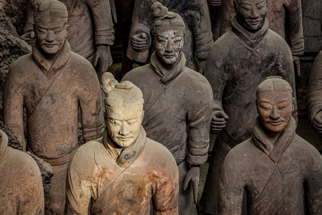 Terra Cotta -soturimuseossa eri sotureita kuopan 1 alueella, 2009 (kuva). tekijältä Ira Block