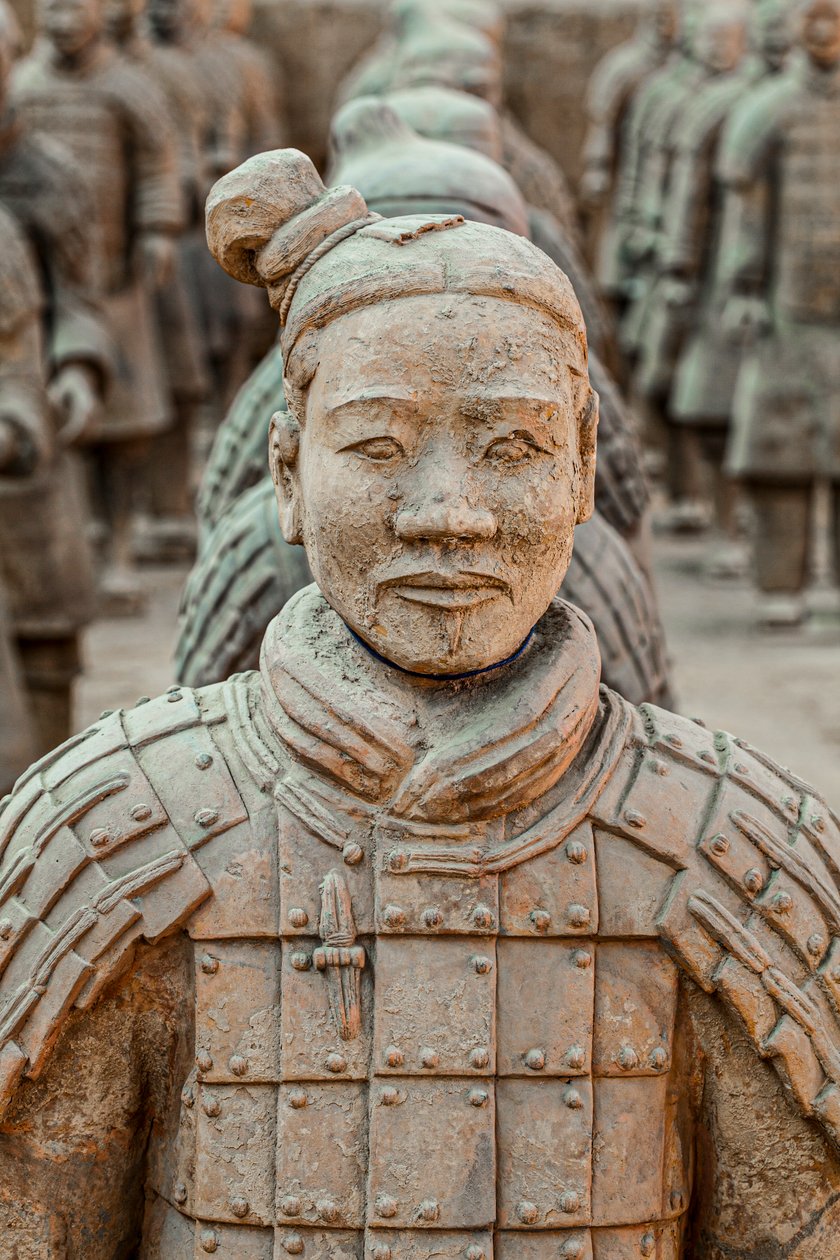 Terra Cotta -soturimuseossa eri sotureita kuopan 1 alueella, 2009 (kuva). tekijältä Ira Block