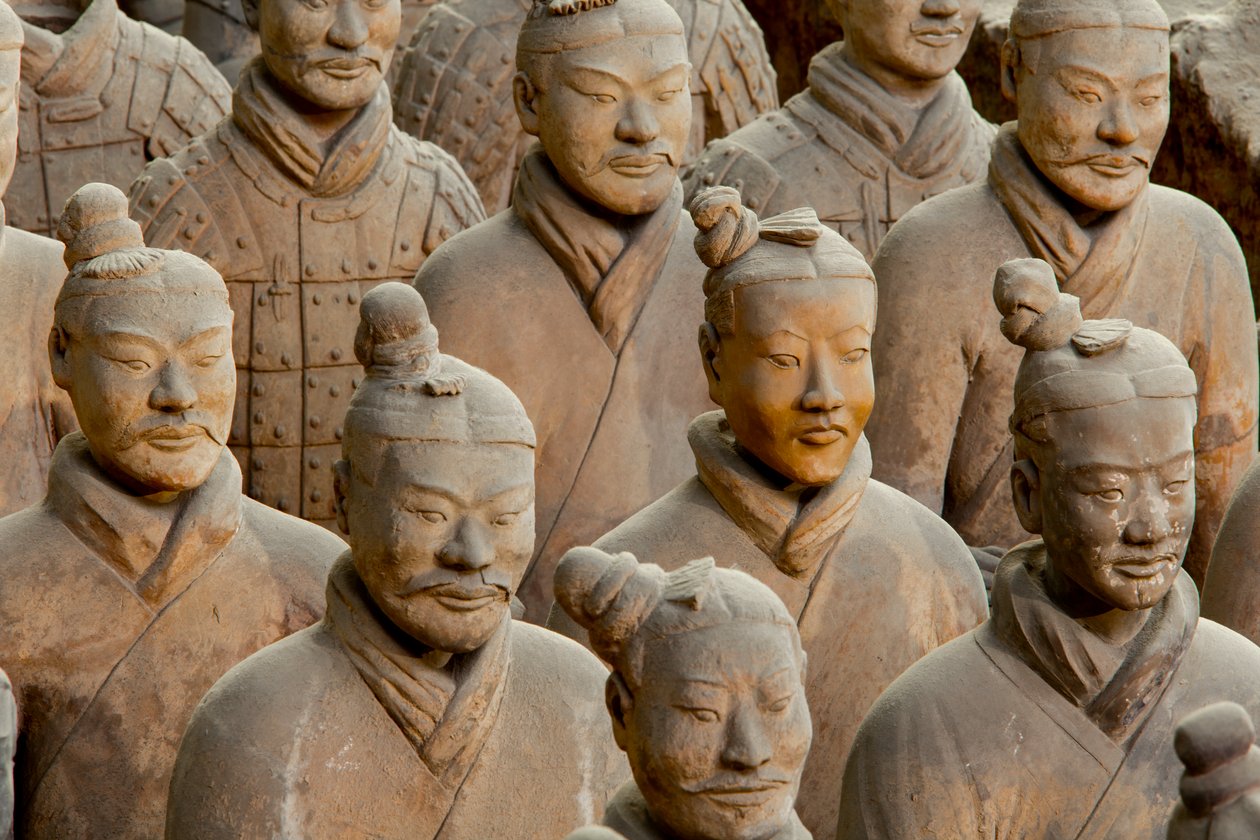 Terra Cotta -soturimuseossa eri sotureita kuopan 1 alueella, 2009 (kuva). tekijältä Ira Block