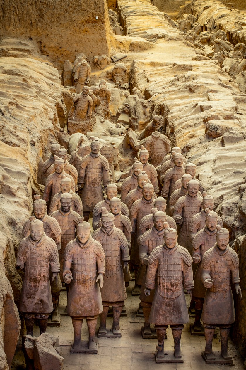 Terra Cotta -soturimuseossa, eri sotureita kuopan 1 alueella..., 2009 (kuva) tekijältä Ira Block